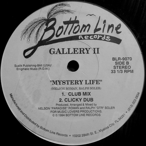 Gallery II - Real Deep Love / Mystery Life | Bottom Line Records (BLR-9070) - 2