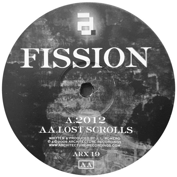 Fission - 2012 / Lost Scrolls | Architecture (ARX 19)