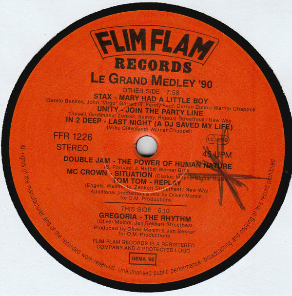 Various - Le Grand Medley '90 | Flim Flam Records (FFR 1226)