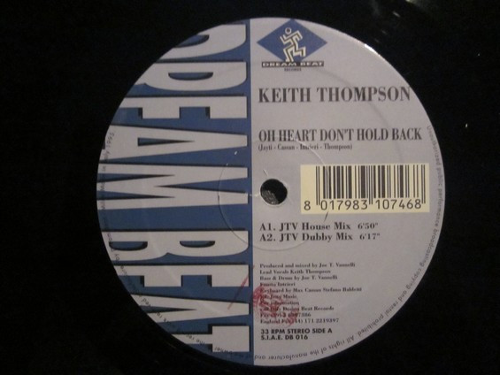 Keith Thompson - Oh Heart Don't Hold Back | Dream Beat (DB 016) - 2