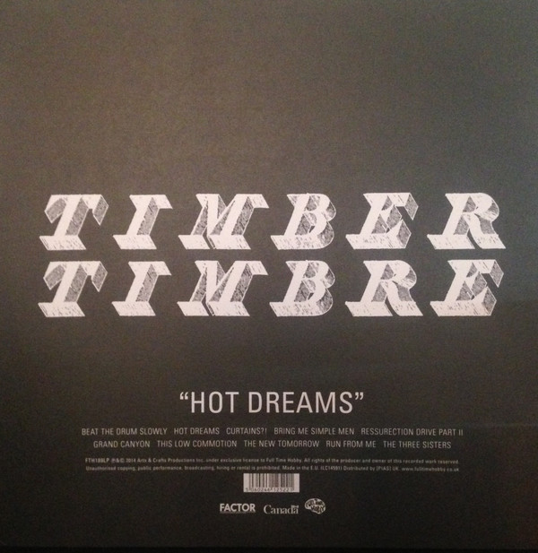 Timber Timbre - Hot Dreams | Full Time Hobby (FTH189LP)