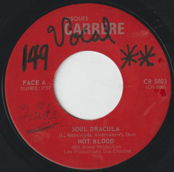 Hot Blood - Soul Dracula | Carrere (CR 5003) - main
