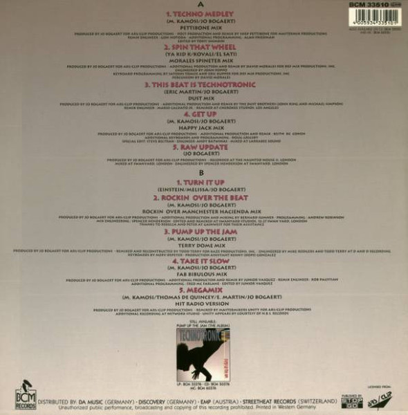 Technotronic - Trip On This (Remix Album) | BCM Records (BCM 33510) - 2