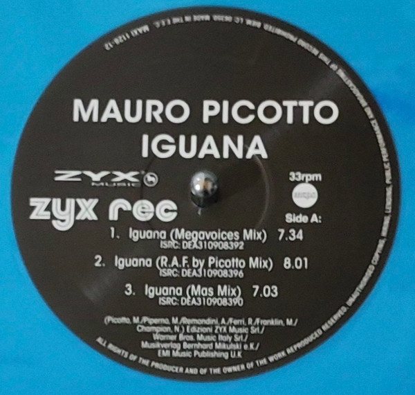 Mauro Picotto - Iguana | ZYX Music (MAXI 1128-12) - 3