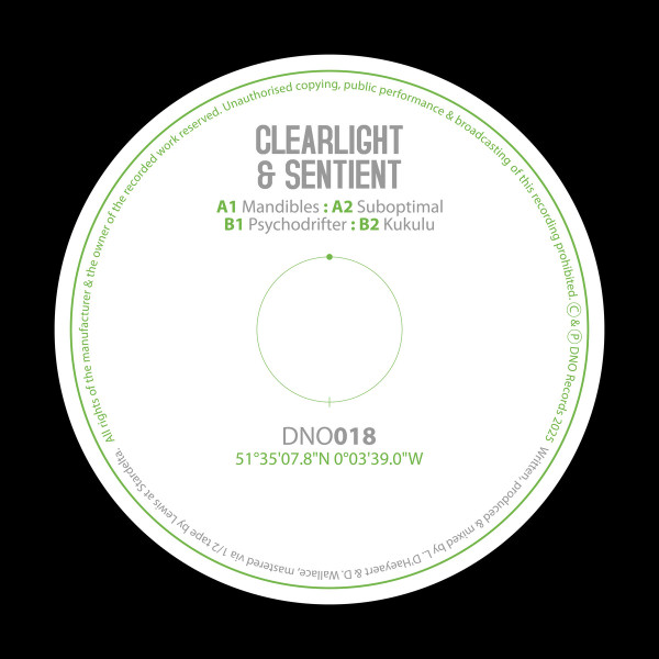 Clearlight & Sentient - Mandibles EP | Dno Records (DNO018)