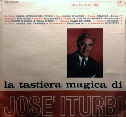 Jose' Iturbi - La Tastiera Magica Di Josè Iturbi | RCA Victor (LM 20078)
