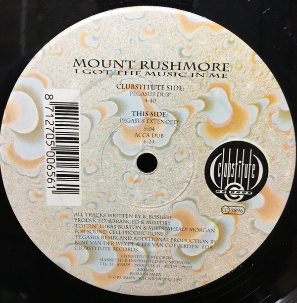 Mount Rushmore - I Got The Music In Me | Clubstitute Records (2000657)