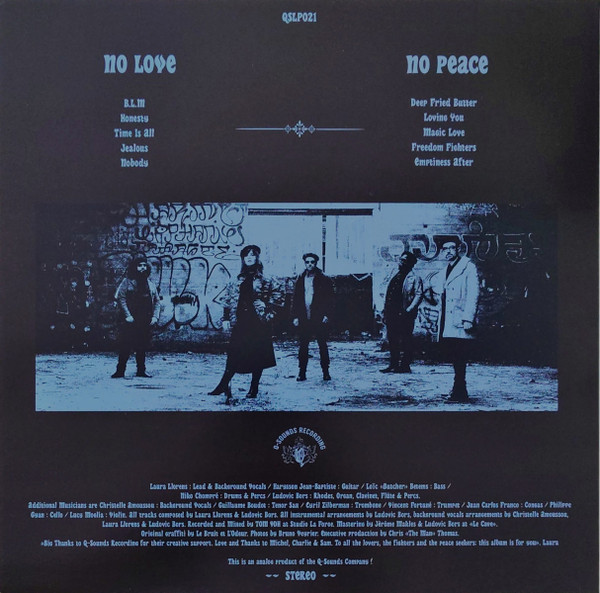 Laura Llorens and The Shadows Of Love - No Love No Peace | Q-Sounds Recording (QSLP021) - 2