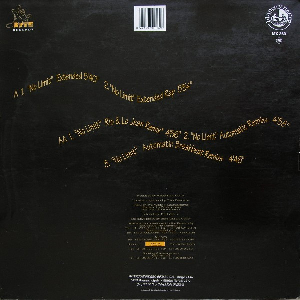 2 Unlimited - No Limit | Blanco y Negro Music (MX - 369) - 2