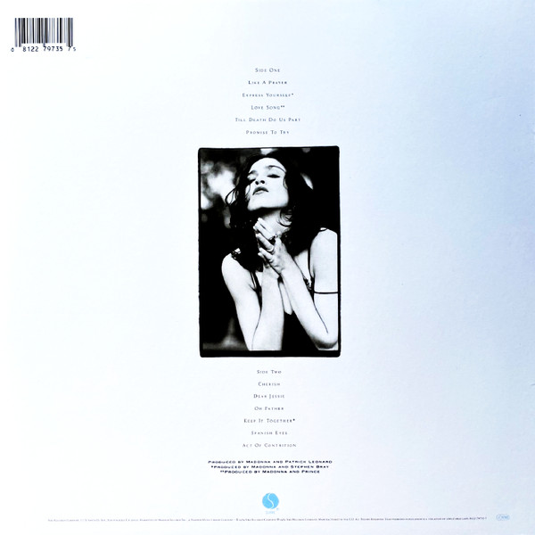 Madonna - Like A Prayer | Sire (8122-79735-7) - 2