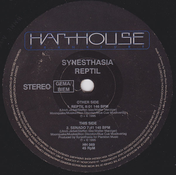 Synesthasia - Reptil | Harthouse (HH 069)