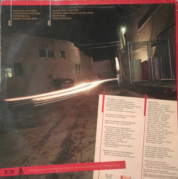 Lenny Williams - Choosing You | ABC Records (ABCL 5232) - 2