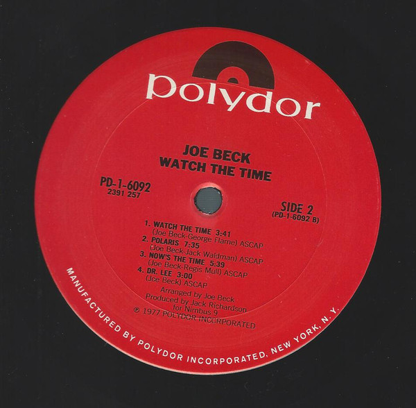 Joe Beck - Watch The Time | Polydor (PD-1-6092) - 3 Joe Beck - Watch The Time | Polydor (PD-1-6092) - 3