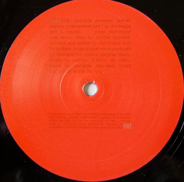 Osunlade Presents Nadirah Shakoor - Pride (Remixes Part 1) | Set (SET008) - 2