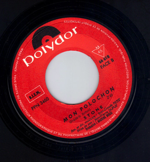 Stone - La Complainte Des Enfants / Mon Polochon | Polydor (66 618) - 4