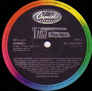 Tina Turner - Private Dancer | Capitol Records (TINA 1) - 4