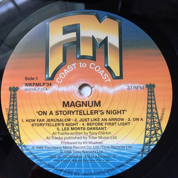 Magnum - On A Storyteller's Night | FM (WKFM LP 34) - 2