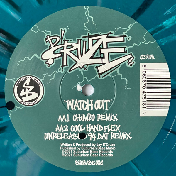 D'Cruze - Watch Out The Lost Dubplates | Suburban Base Records (SUBBASE 083) - 4