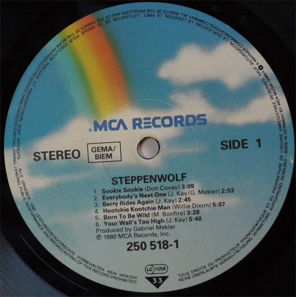 Steppenwolf - Steppenwolf | MCA Records (250 518-1) - 3 Steppenwolf - Steppenwolf | MCA Records (250 518-1) - 3