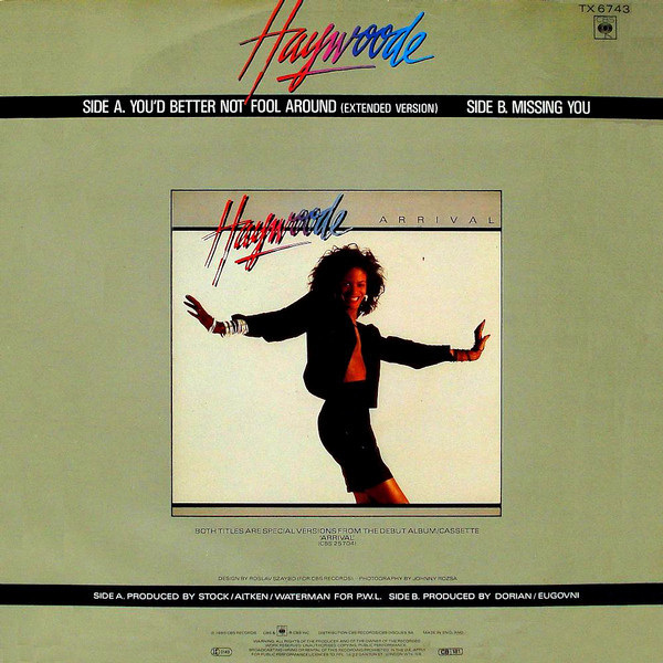 Haywoode - You'd Better Not Fool Around | CBS (TX 6743)