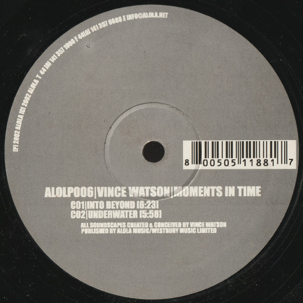 Vince Watson - Moments In Time | Alola (ALOLP006) - 3