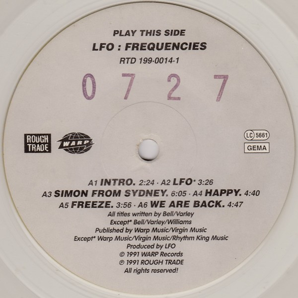 LFO - Frequencies | Rough Trade (RTD 199-0014-1)