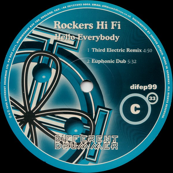 Rockers Hi-Fi - Hello Everybody | Different Drummer (DIFEP99) - 4