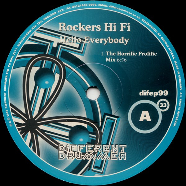 Rockers Hi-Fi - Hello Everybody | Different Drummer (DIFEP99) - 2