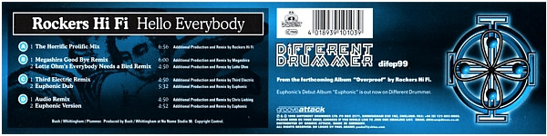 Rockers Hi-Fi - Hello Everybody | Different Drummer (DIFEP99)