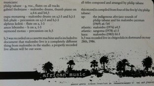 Philip Tabane & His Malombo Jazzmen - Man Phily | Popular African Music (pam04) - 4