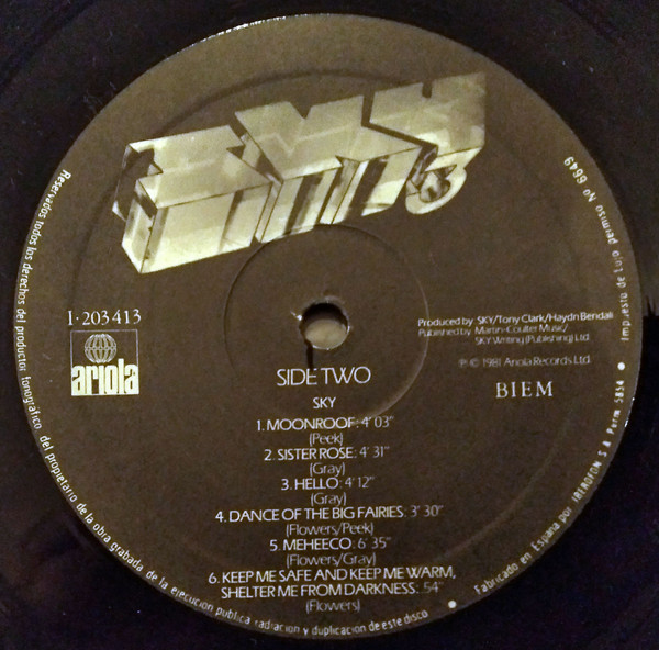 Sky - Sky 3 | Ariola (I-203413) - 4