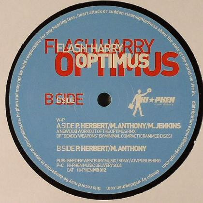 Optimus - Deadly Dub / Flash Harry | Hi-Phen Music Delivery (MD-012) - 2