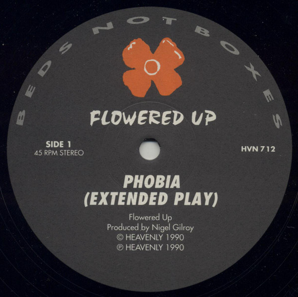 Flowered Up - Phobia | Heavenly (HVN 712) - 3