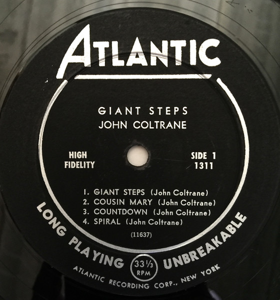 John Coltrane - Giant Steps | Atlantic (1311) - 3