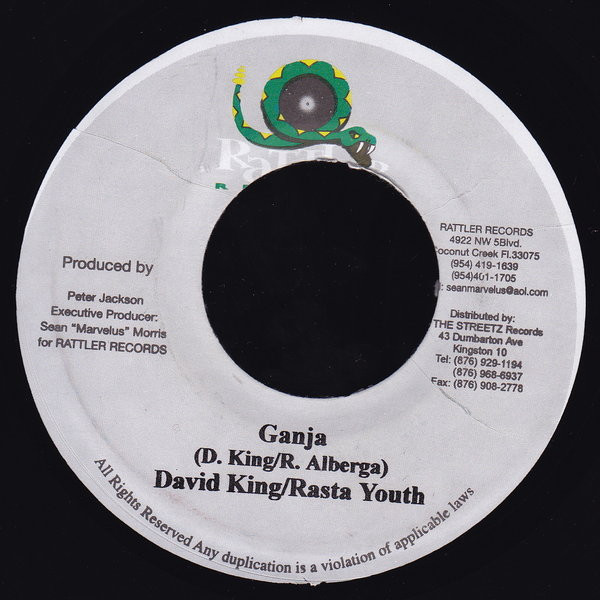 Mad Cobra / David King / Rasta Youth - Hands Up / Ganja | Rattler Records (none) - 2