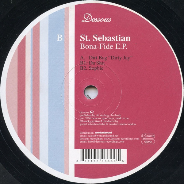 St. Sebastian - Bona-Fide E.P. | Dessous Recordings (dessous 62) - main