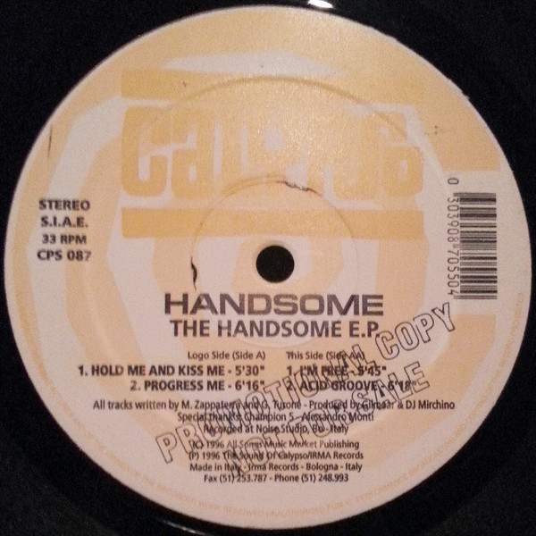 Handsome - The Handsome E.P. | Calypso Records (CPS 087)