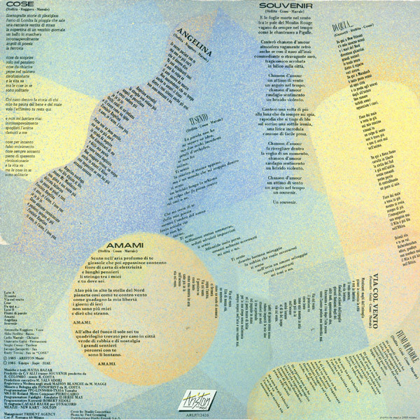 Matia Bazar - Melanchólia | Ariston Music (ARLP/12426) - 2 Matia Bazar - Melanchólia | Ariston Music (ARLP/12426) - 2