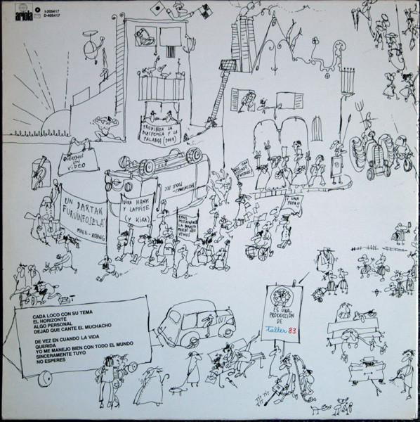 Joan Manuel Serrat - Cada Loco Con Su Tema | Ariola (I-205417) - 2 Joan Manuel Serrat - Cada Loco Con Su Tema | Ariola (I-205417) - 2