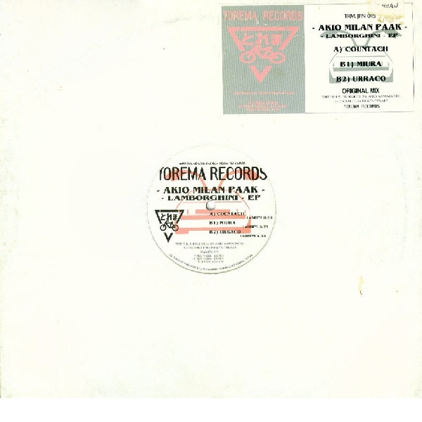 Akio Milan Paak - Lamborghini EP | Torema Records (TRM JPN 015) - 4