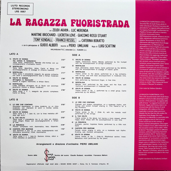 Piero Umiliani - La Ragazza Fuoristrada | Schema (SCEB922 LP) - 2