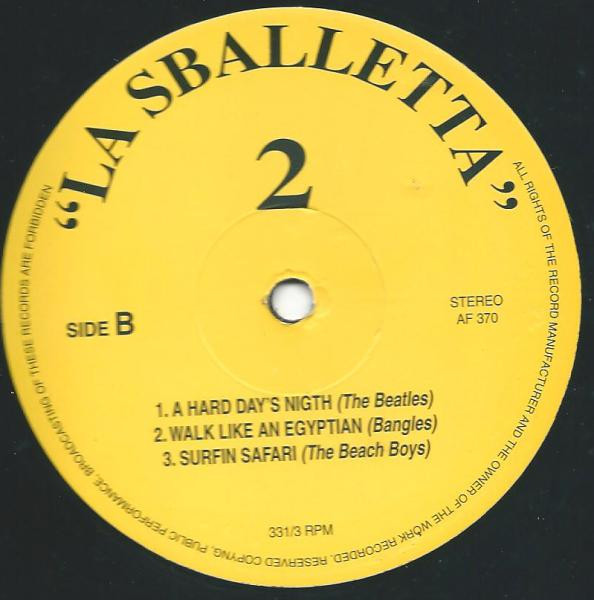 Various - La Sballetta 2 | Not On Label (AF 370)