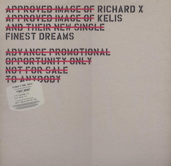 Richard X Feat. Kelis - Finest Dreams | Virgin (RXTDJ 2)