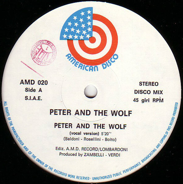 Peter And The Wolf - Peter And The Wolf | American Disco (AMD 020) - 3
