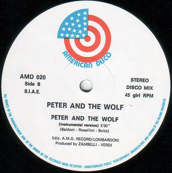 Peter And The Wolf - Peter And The Wolf | American Disco (AMD 020) - 4