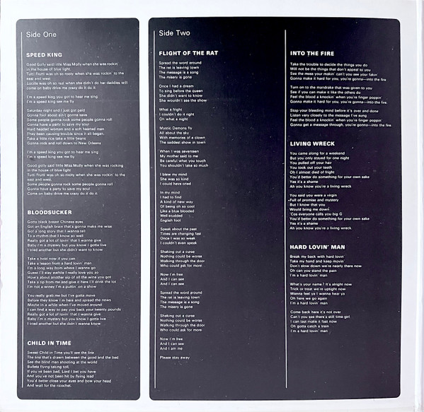 Deep Purple - Deep Purple In Rock | Harvest (SHVL 777) - 2