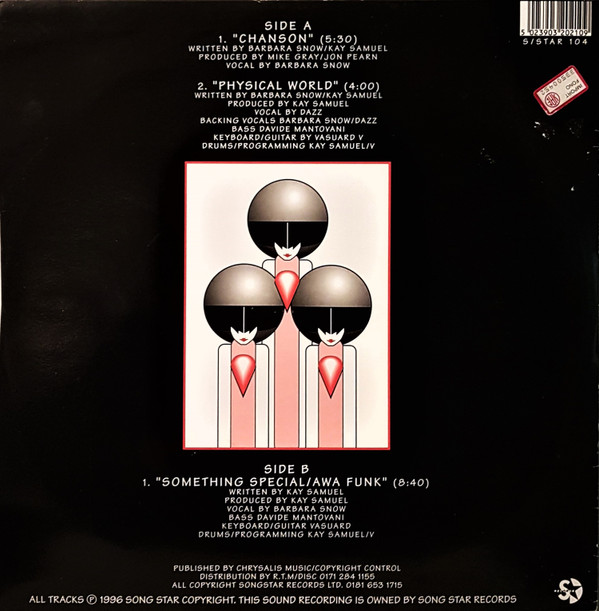 Awa Funk - Something Physical | Song Star Records (S/STAR 104) - 2 Awa Funk - Something Physical | Song Star Records (S/STAR 104) - 2