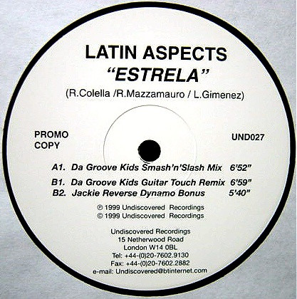 Latin Aspects - Estrela | Undiscovered (UND 027)