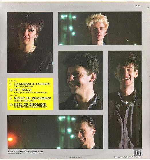 The Men They Couldn't Hang - Greenback Dollar | Demon Records (D 1040 T) - 2