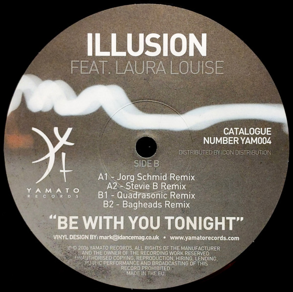 Illusion Feat. Laura Louise - Be With You Tonight | Yamato Records (YAM004) - main Illusion Feat. Laura Louise - Be With You Tonight | Yamato Records (YAM004) - main